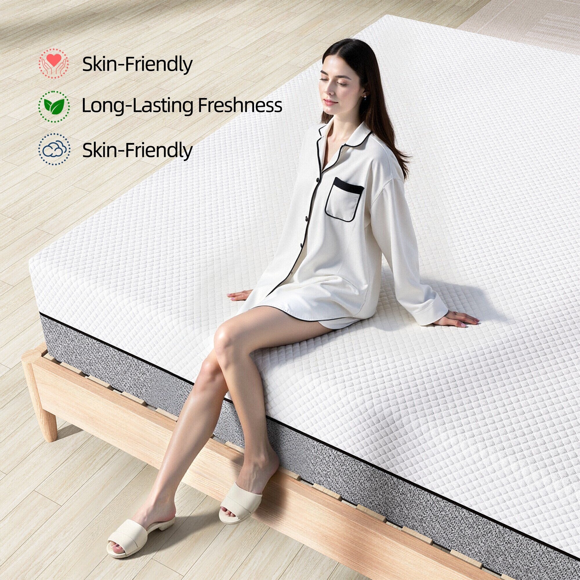 10 Medium Memory Foam Mattress in a Box