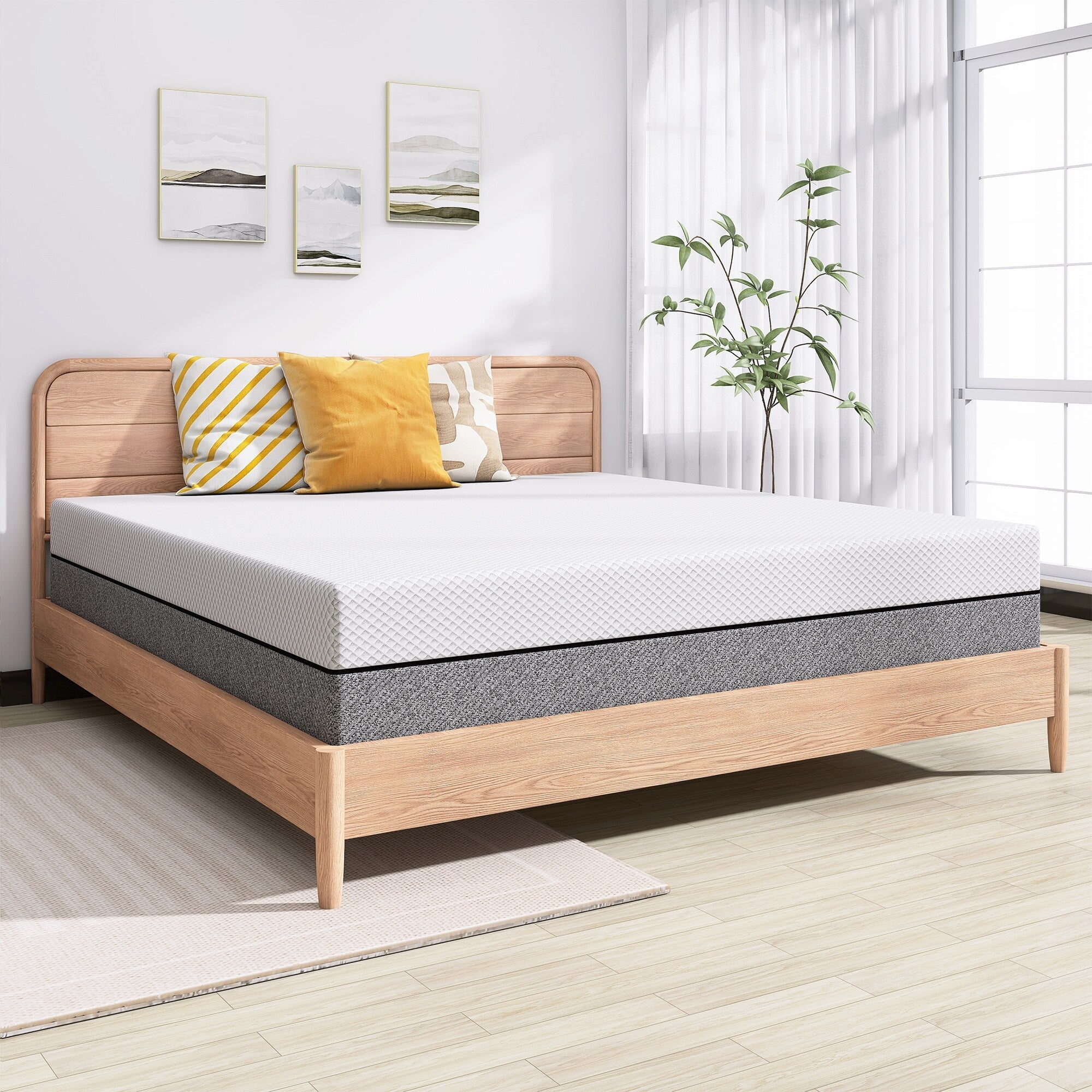 10 Medium Memory Foam Mattress in a Box