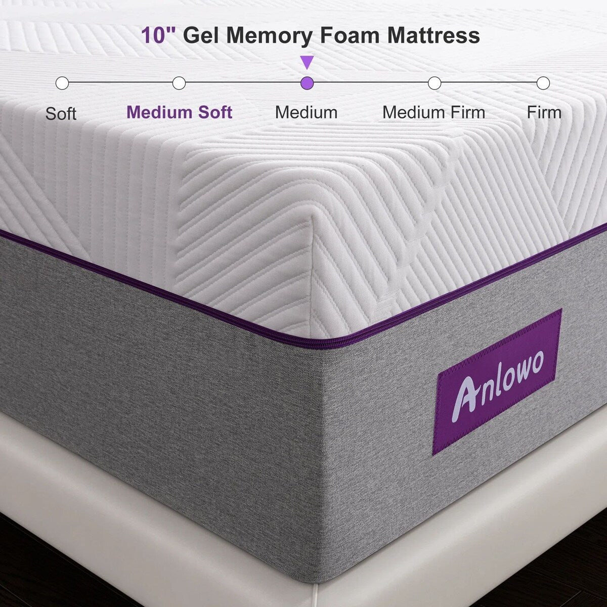 10'' Medium Gel Memory Foam Mattress