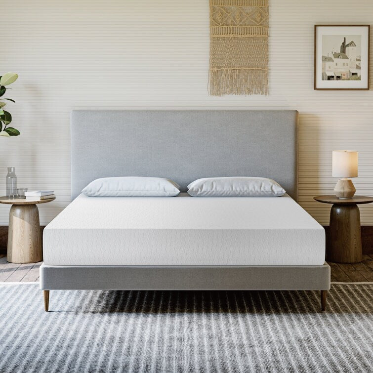 10'' Medium Gel Memory Foam Mattress Infused with Green Tea