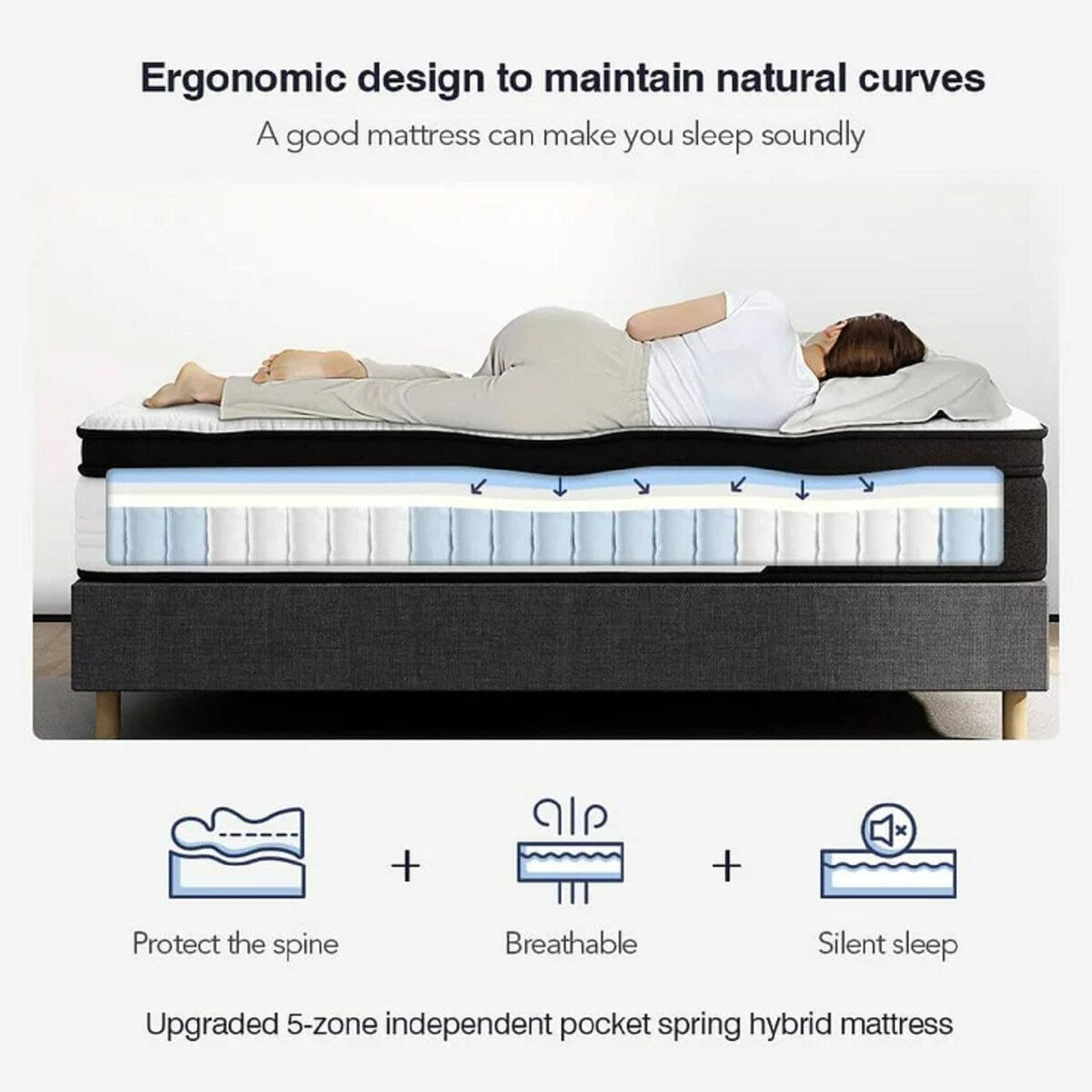 10'' Medium Pillow Top Hybrid Mattress