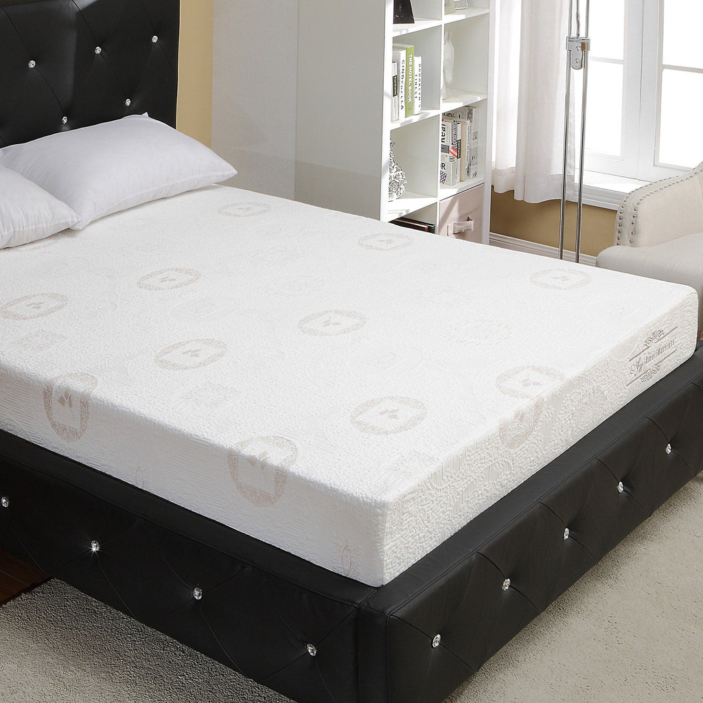 10″ Green Tea Extract Infused Memory Foam Mattress