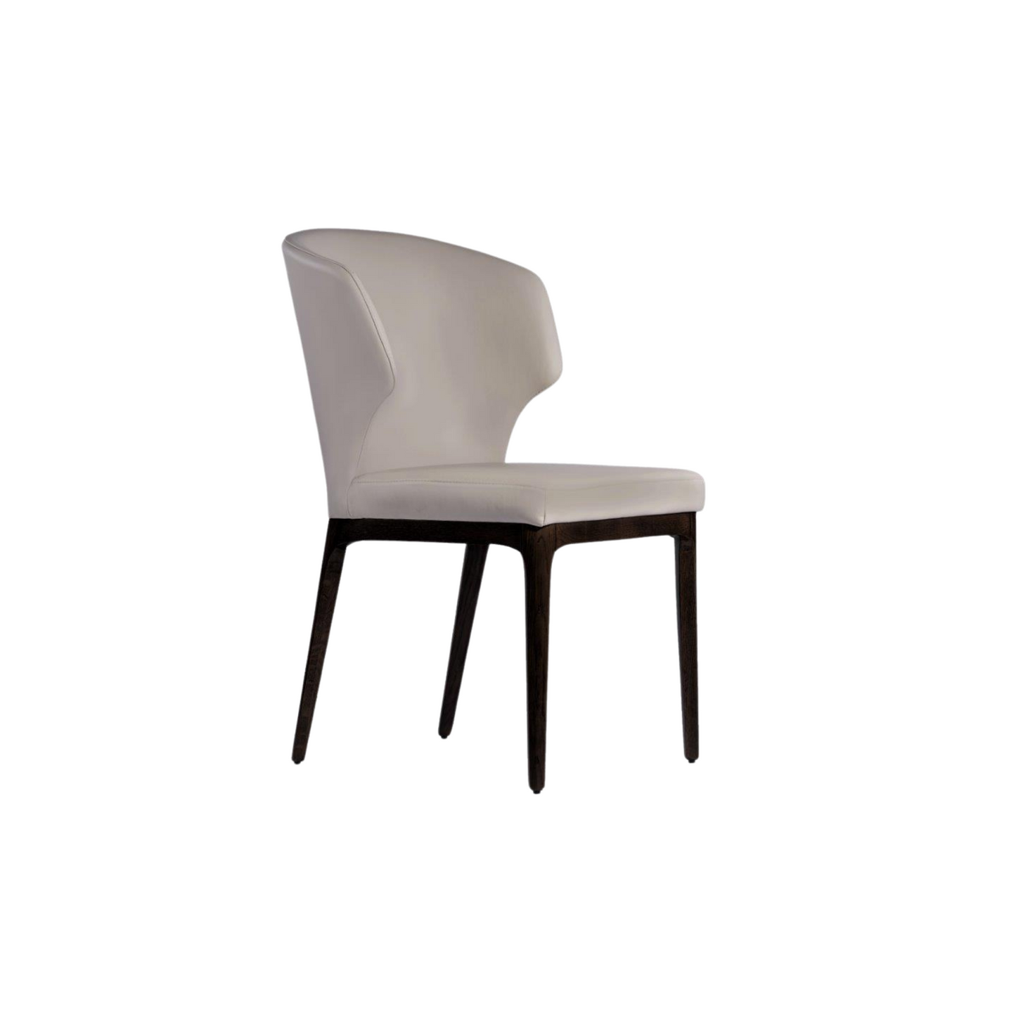 Chaise de salle à manger en cuir Alina