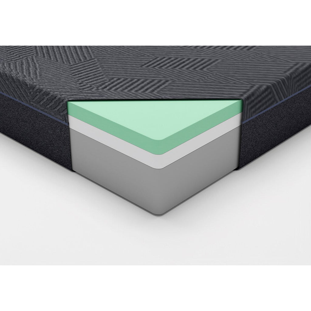 11inch Twin Size Mattress Green Tea Gel-Infused Memory Foam Mattress, Gray, Mattress in a Box