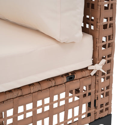 Outdoor Patip Sectional Seating Group with Cushions