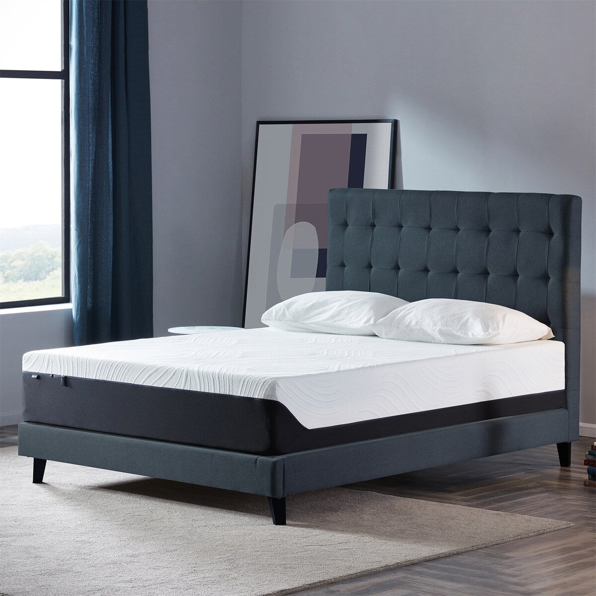 12 Inch Gel Memory Foam Mattress (Twin) -Medium Plush Cooling Mattress