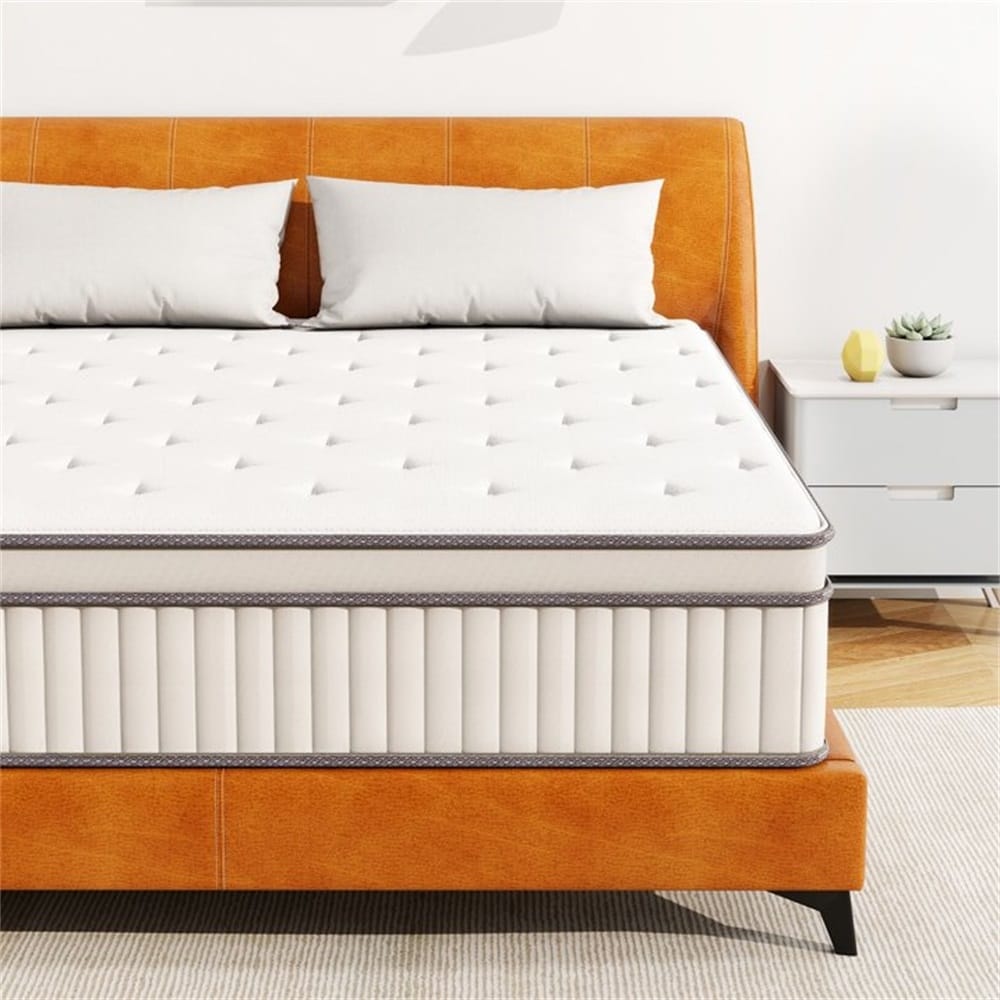 12 Inch Hybrid Full Mattress,Memory Foam Hybrid 12 Inch Full Size Springs Mattresses, Medium Feel Mattress for Pressure Relief