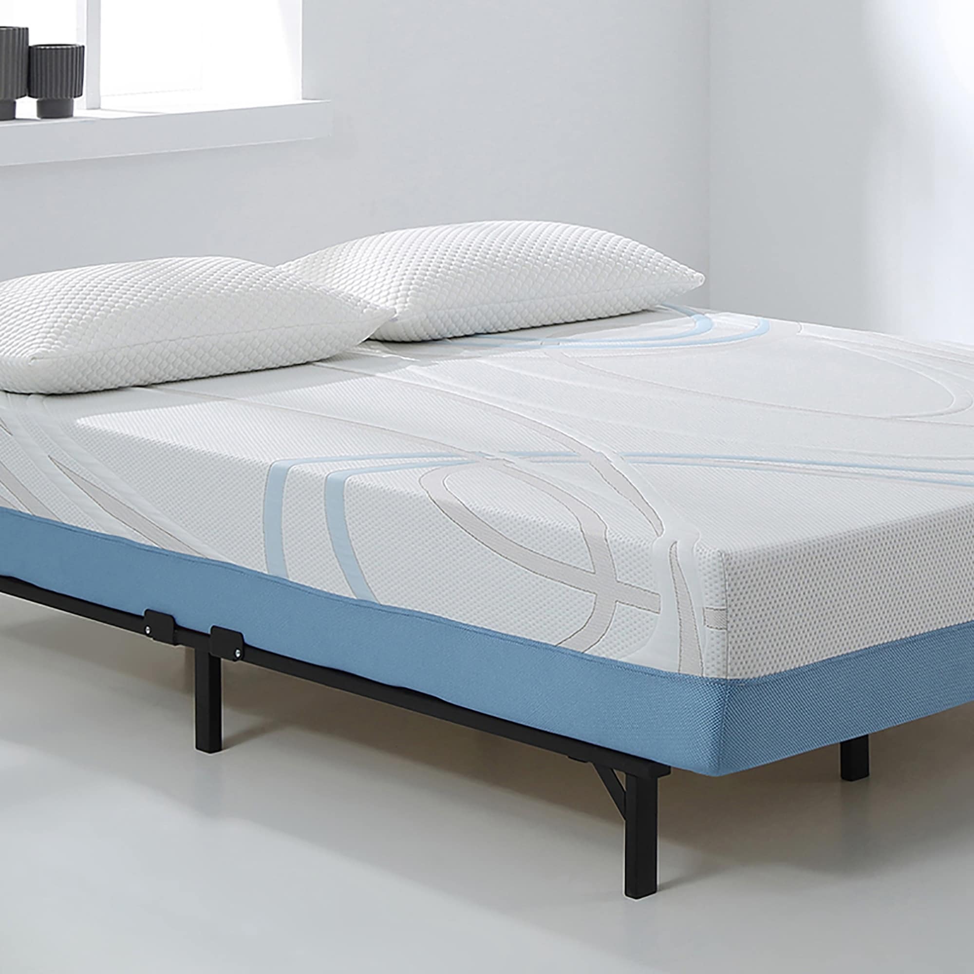 12 in. Charcogel Memory Foam Queen Mattress