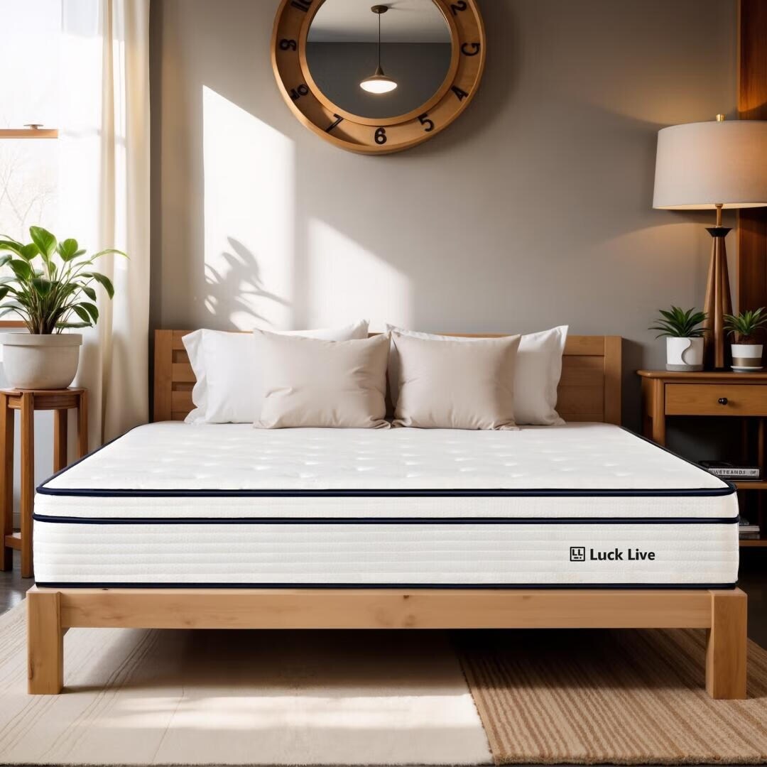 12 inch Medium Euro Top Gel Memory Foam Independent Bagged Spring Mattress in a Box