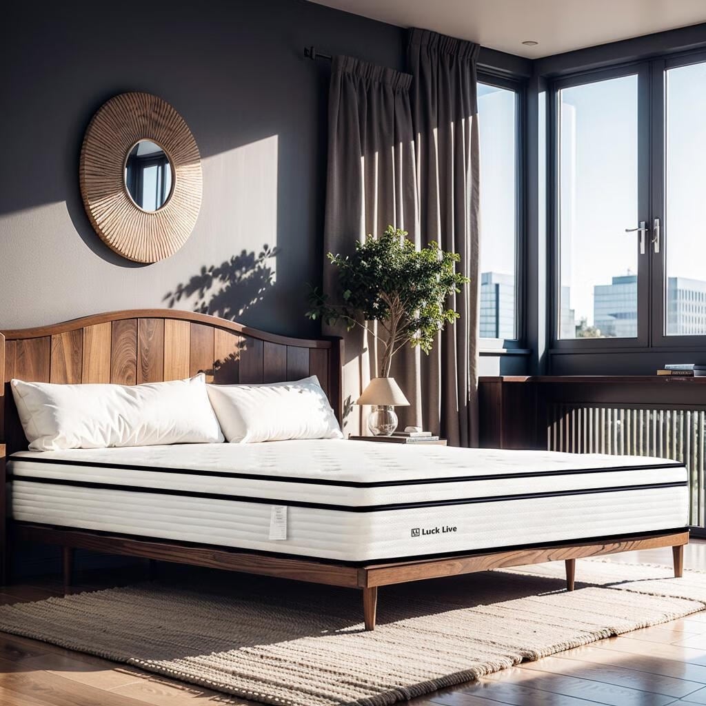 12 inch Medium Euro Top Gel Memory Foam Independent Bagged Spring Mattress in a Box