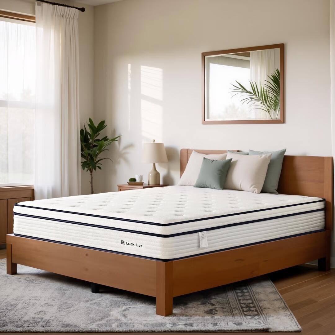 12 inch Medium Euro Top Gel Memory Foam Independent Bagged Spring Mattress in a Box