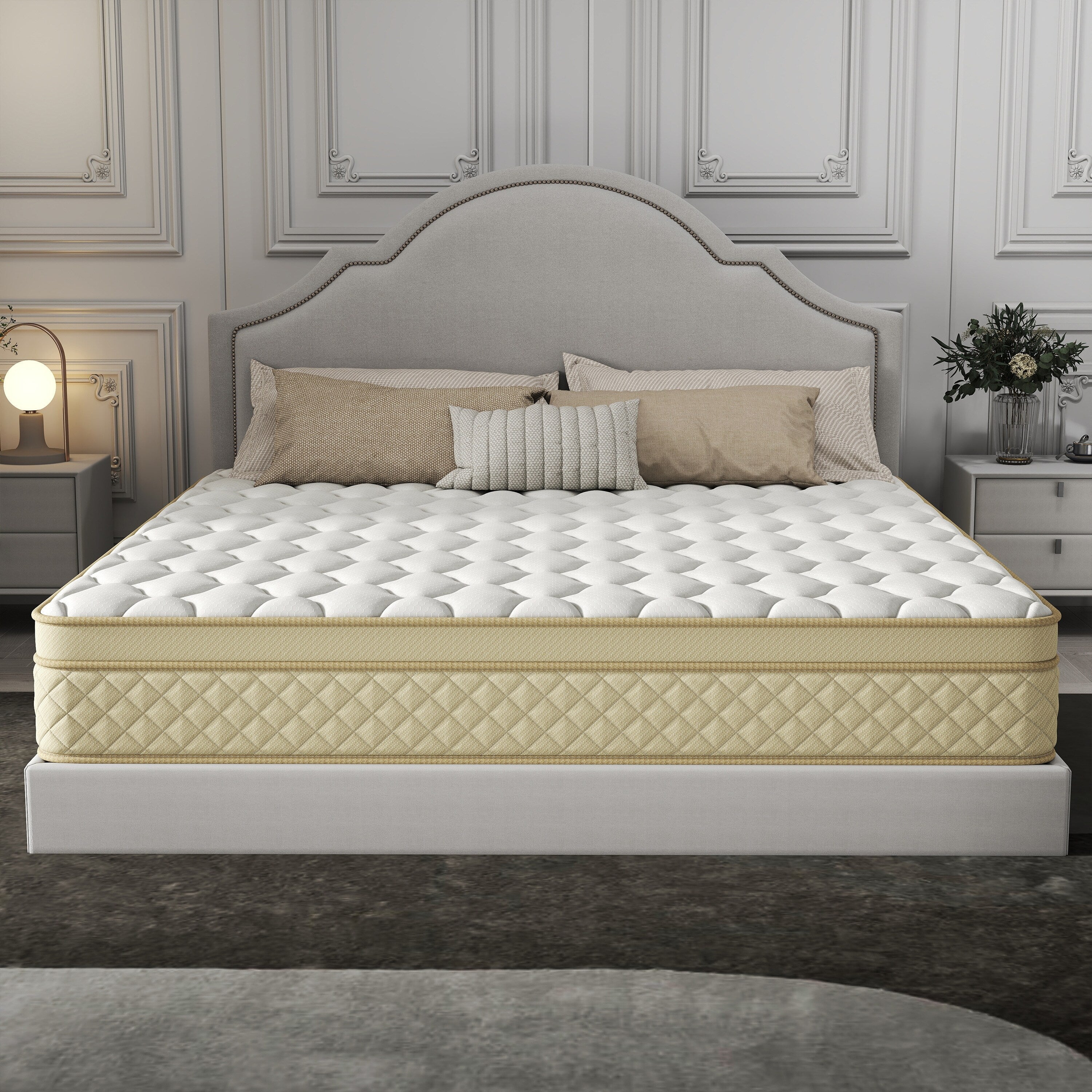 12 Euro Top Medium Memory Foam Hybrid Mattress in a Box