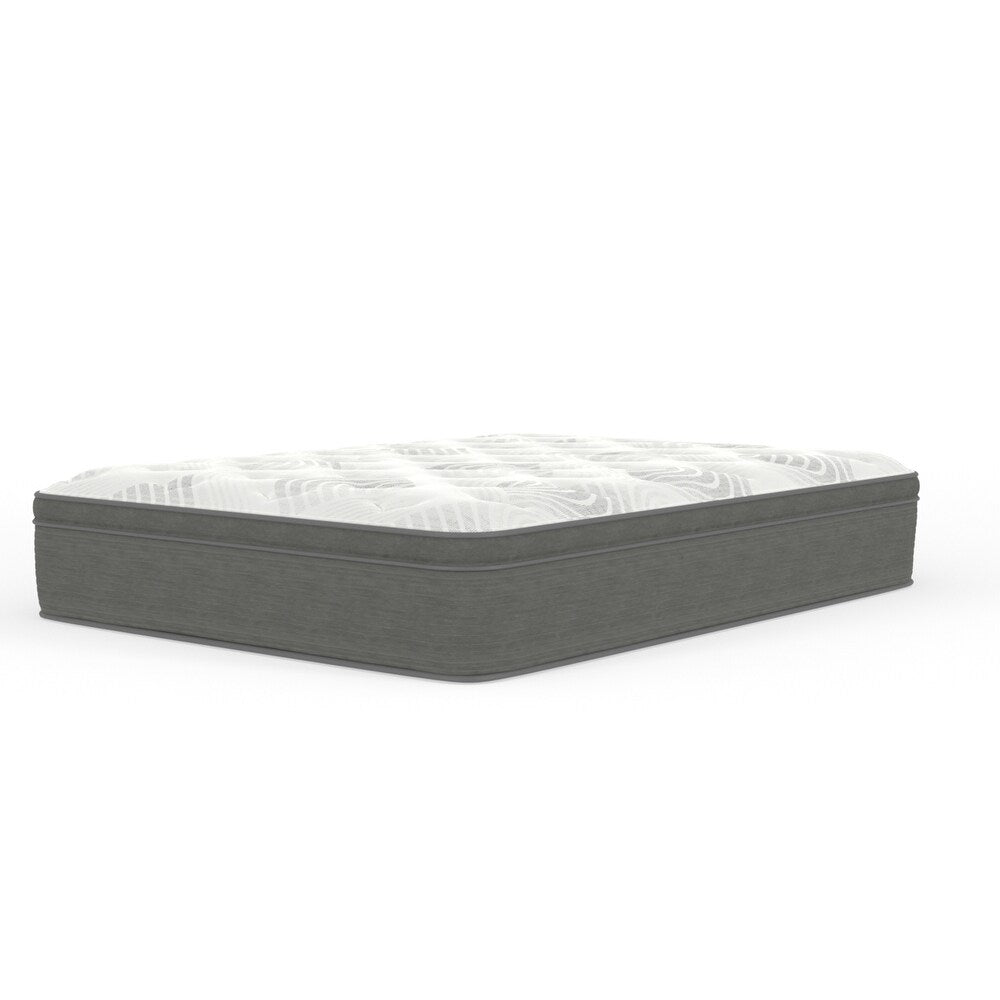 12 Hybrid Euro Top Plush Convoluted Foam Mattress