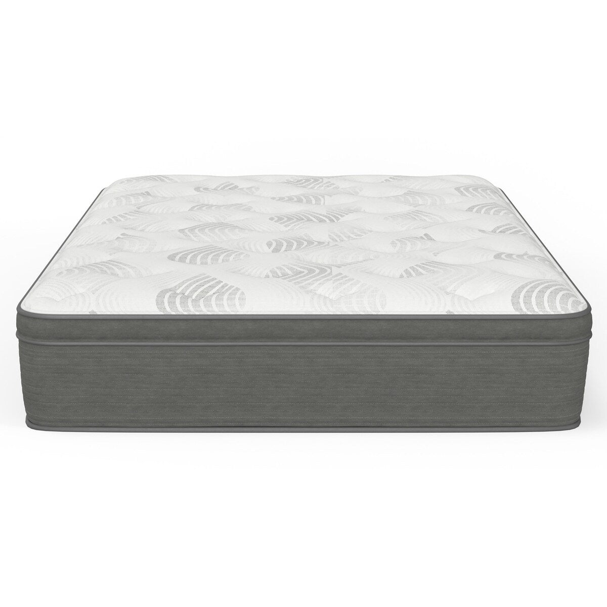 12 Hybrid Euro Top Plush Convoluted Foam Mattress