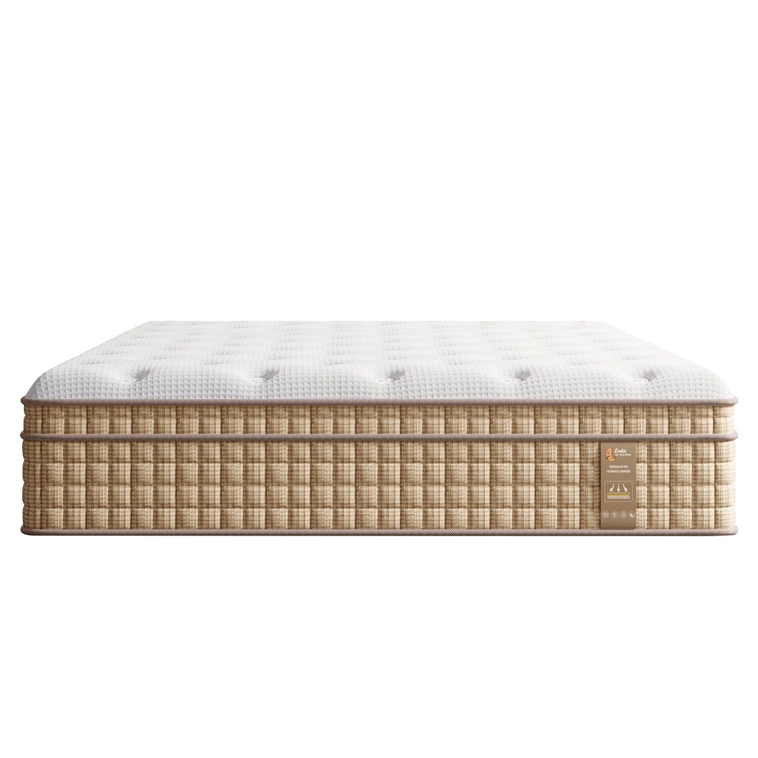 12 Hybrid Innerspring Mattress with Gel Memory Foam Fiberglass-Free Medium Plush CertiPUR-US Certified
