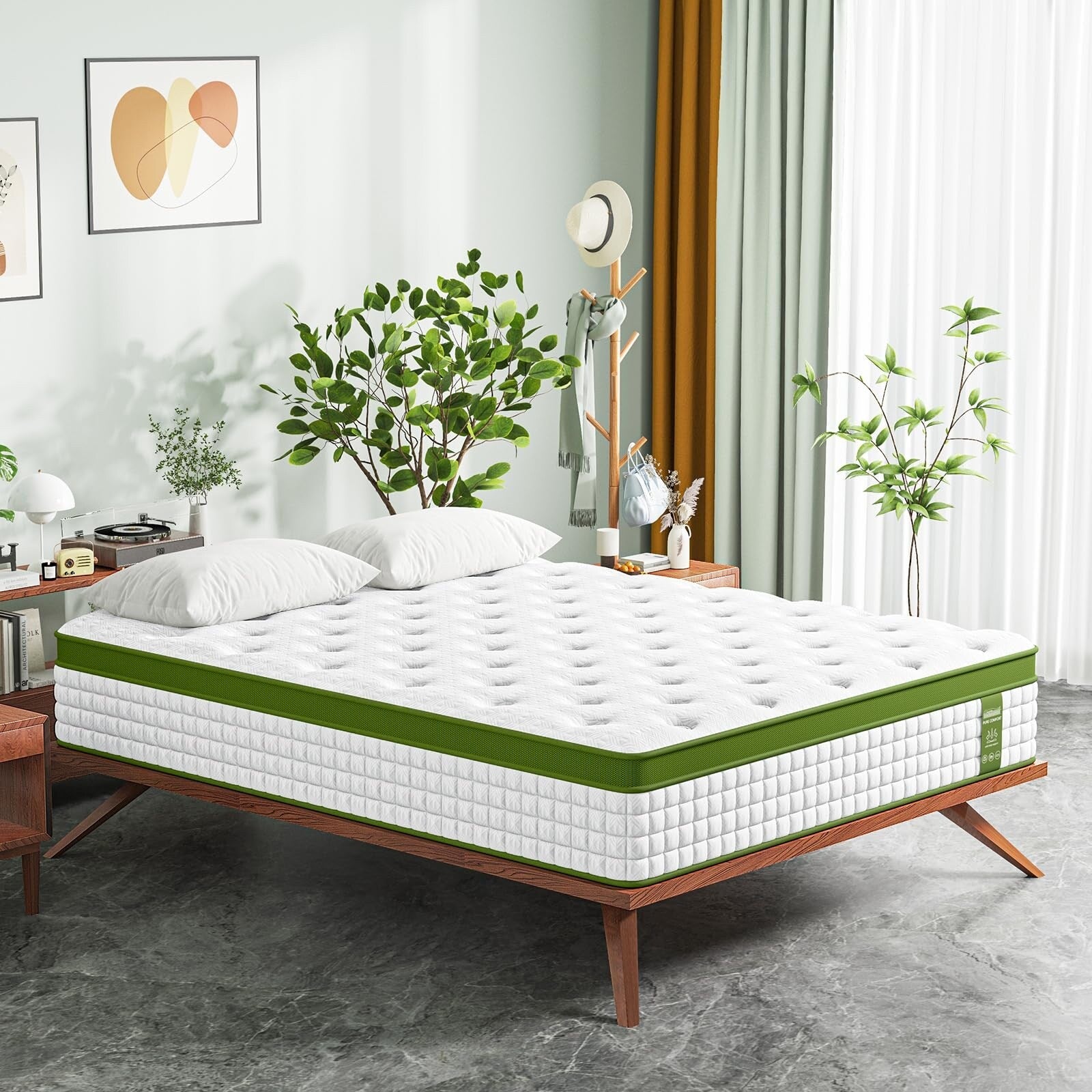 12 Hybrid Mattress with Gel Memory Foam & Pocket Springs