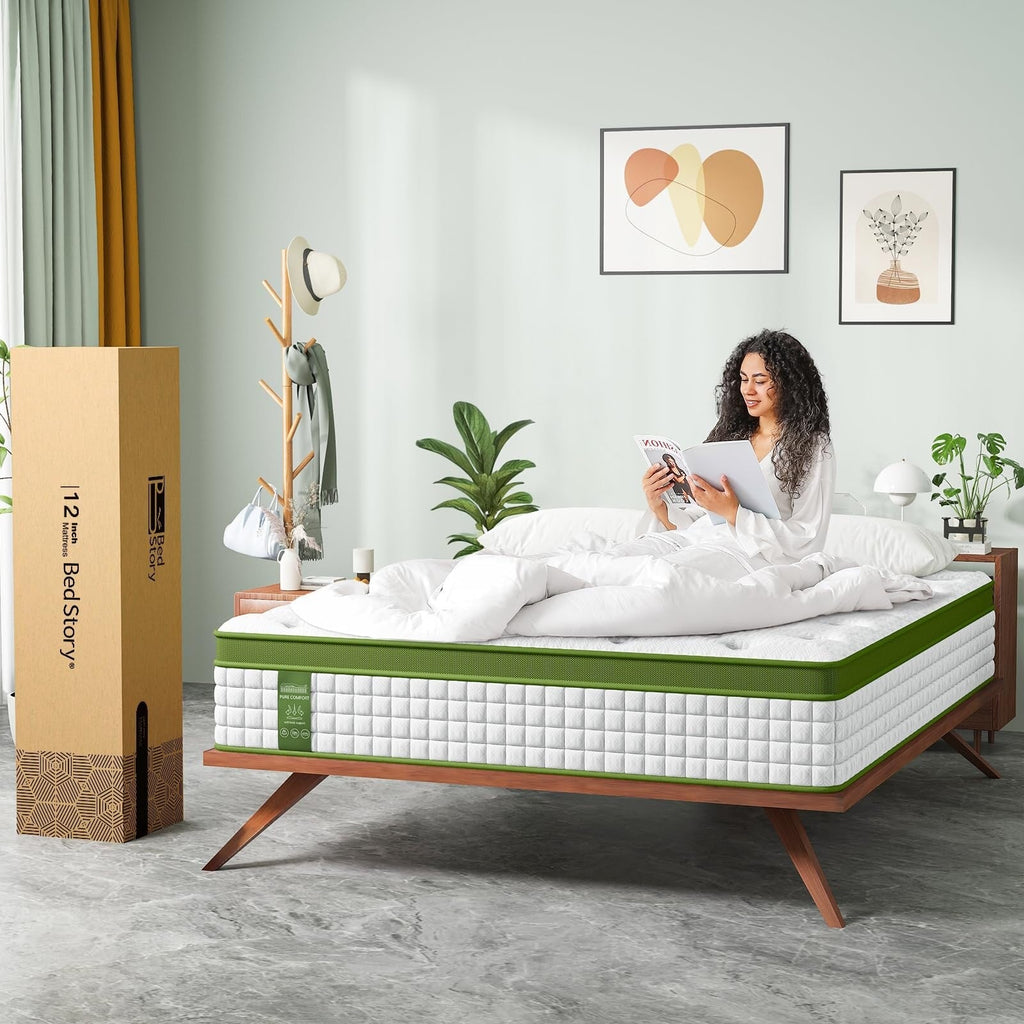 12 Hybrid Mattress with Gel Memory Foam & Pocket Springs
