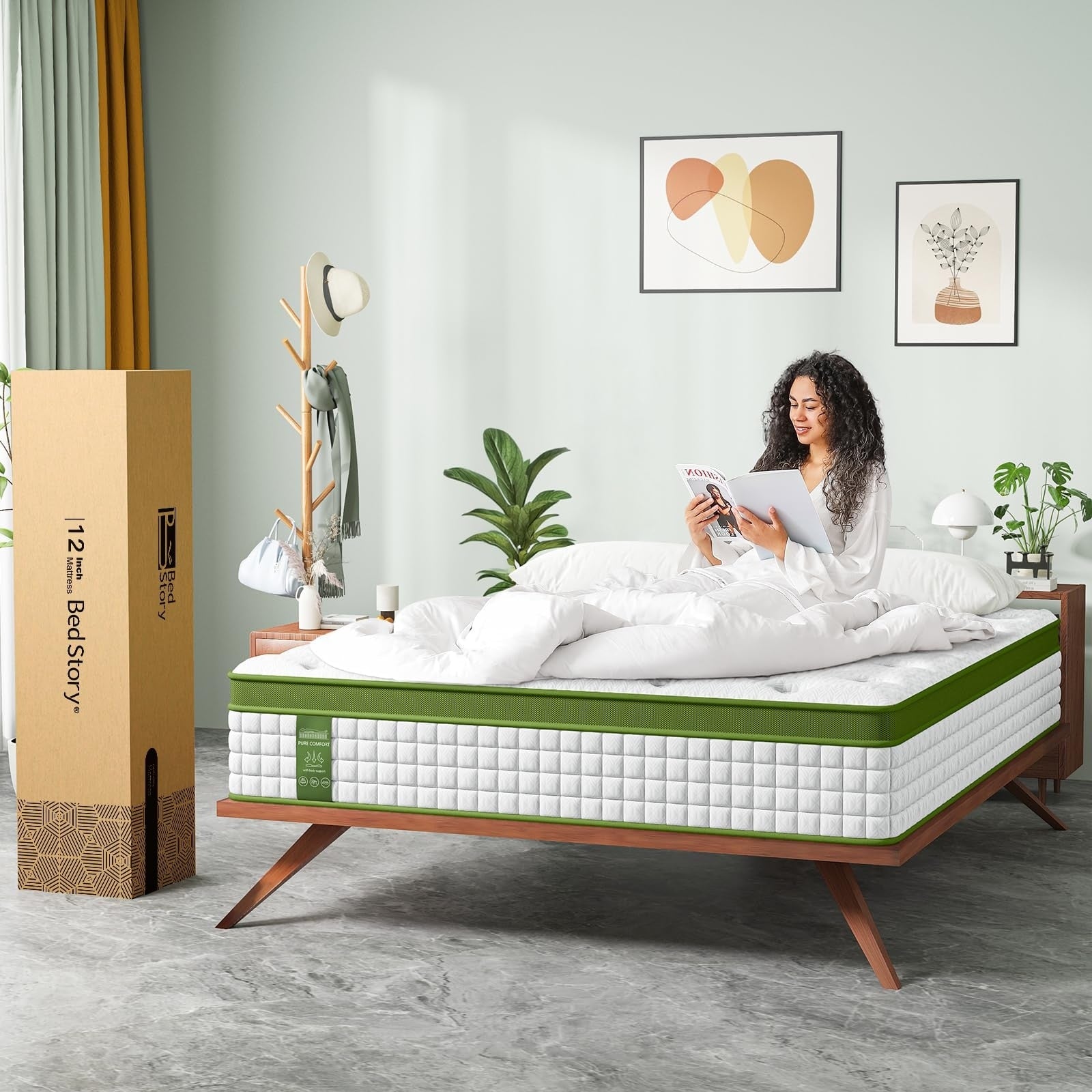 12 Hybrid Mattress with Gel Memory Foam & Pocket Springs