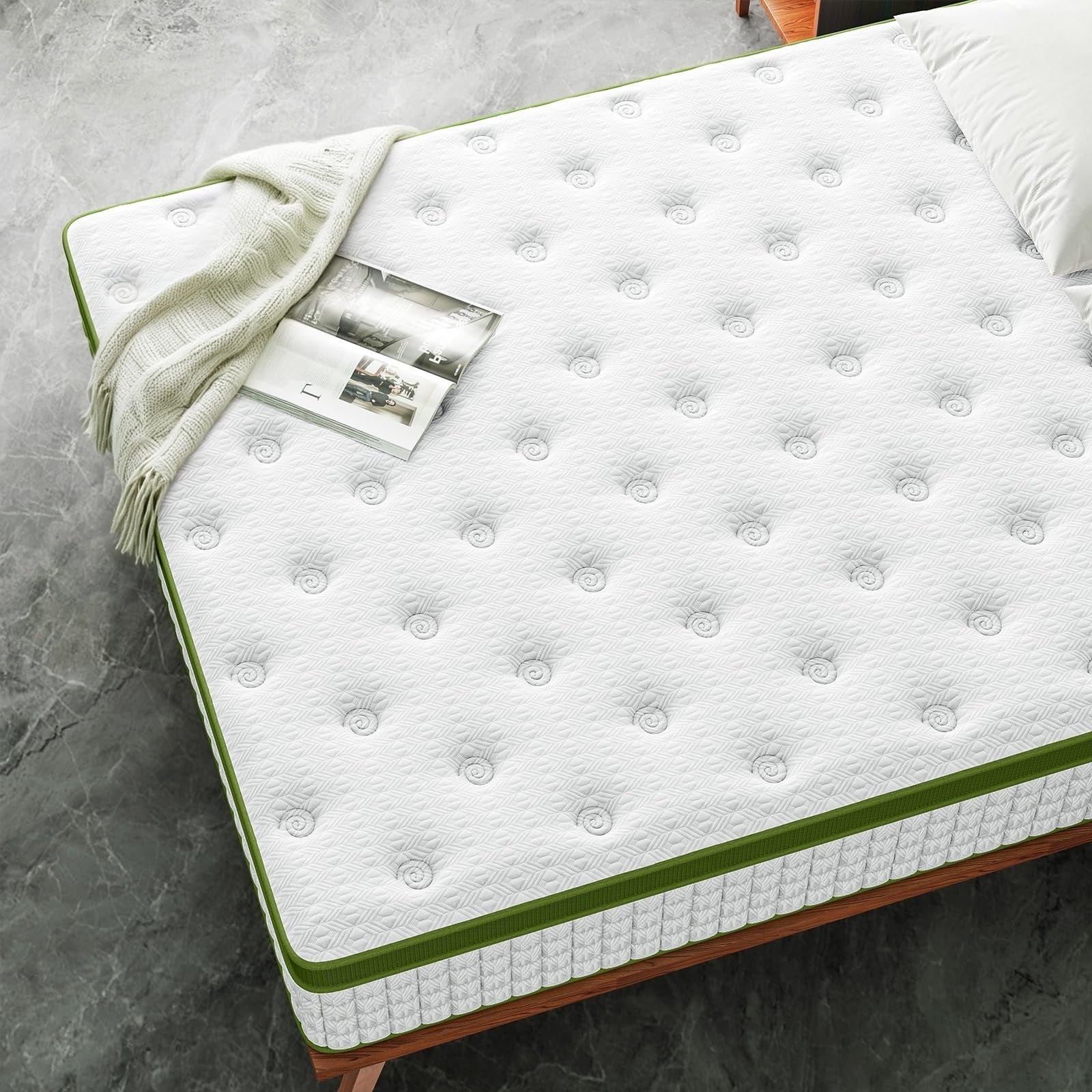 12 Hybrid Mattress with Gel Memory Foam & Pocket Springs