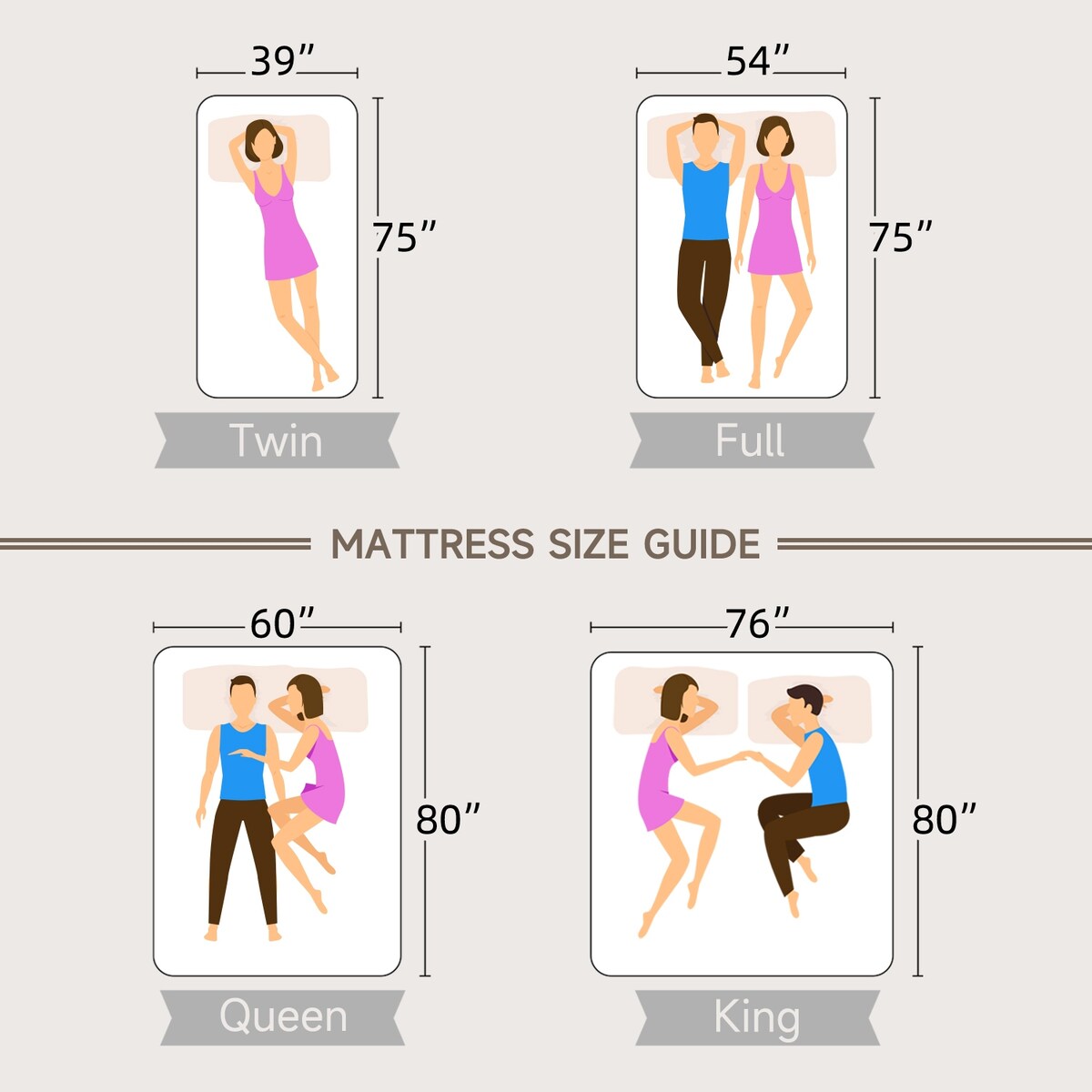 12 Hybrid of Cooling Gel Infused Memory Foam and Coils Mattress