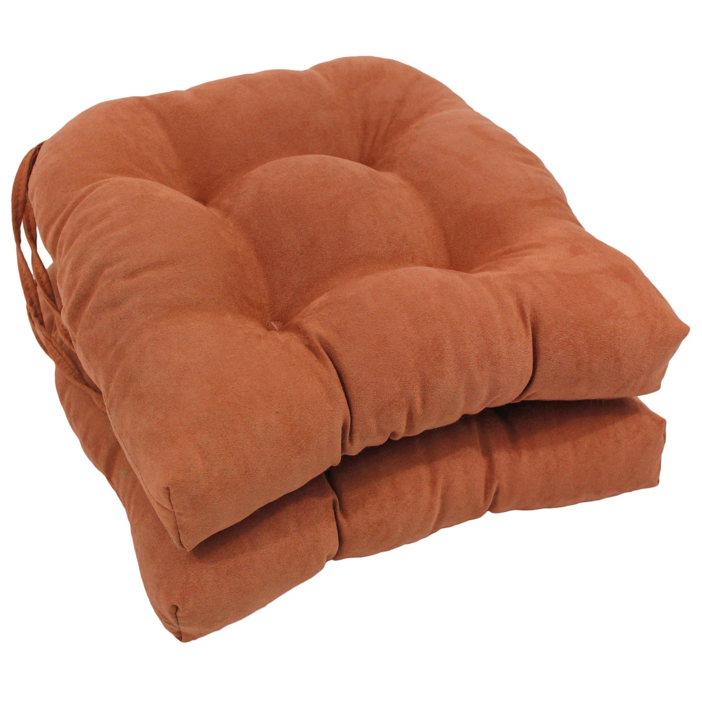 16-inch U-shaped Indoor Microsuede Chair Cushions (Set of 2, 4, or 6)