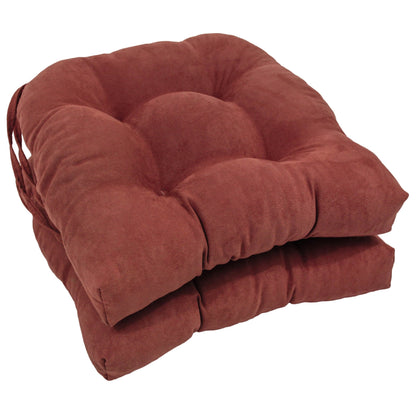 16-inch U-shaped Indoor Microsuede Chair Cushions (Set of 2, 4, or 6)