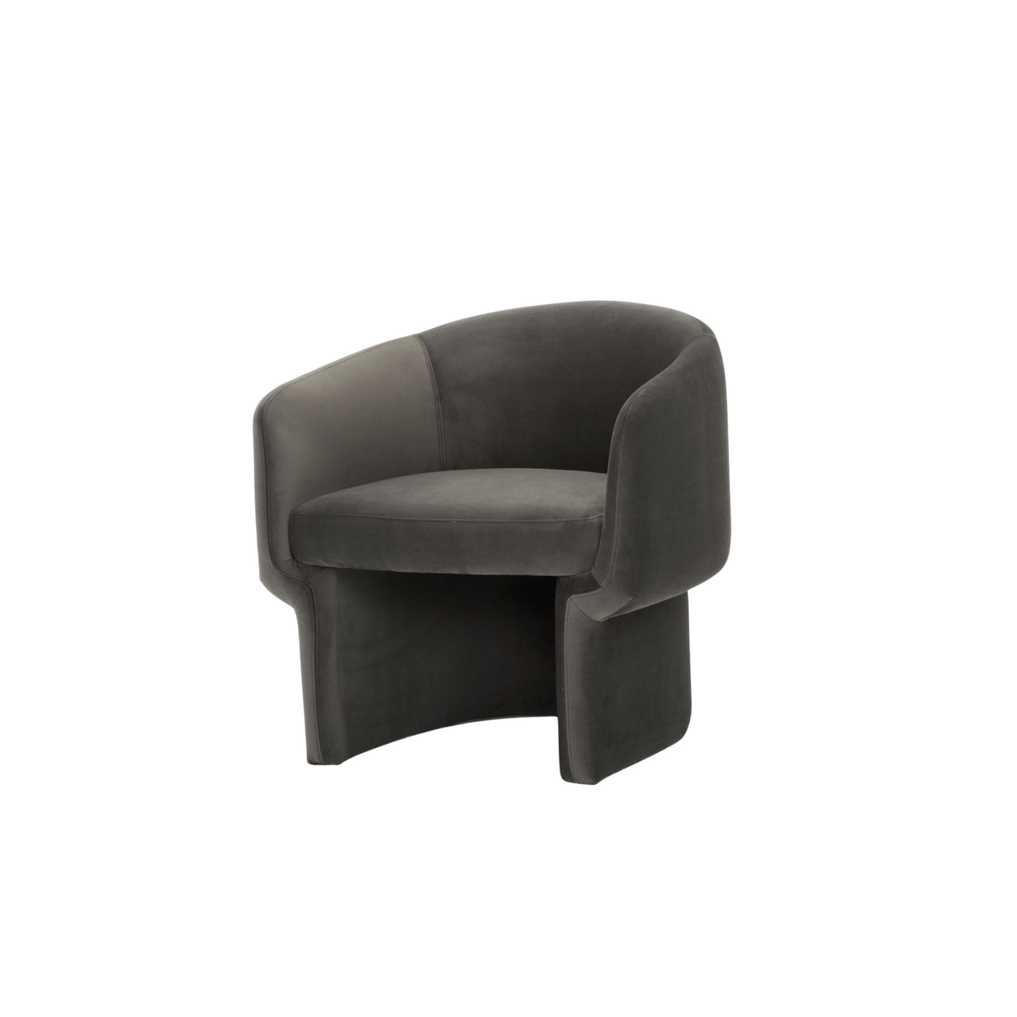Fauteuil lounge Wallis bleu foncé
