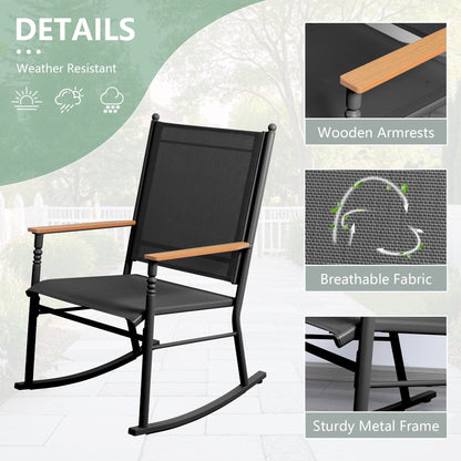 2 - Person Outdoor Patio Rocking Chairs
