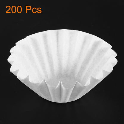 200Pcs Coffee Filters, Disposable Basket Paper Filter Home Office