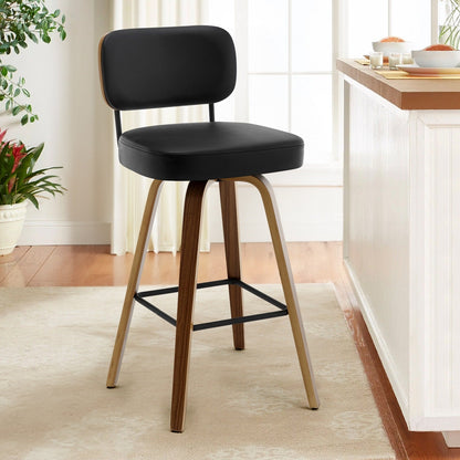 26/29 Swivel Bar Stools/ Counter Stools with Bentwood Legs