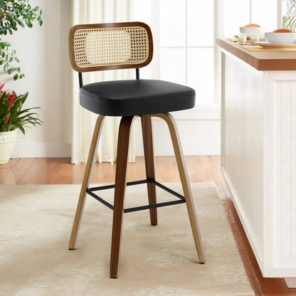 26/29 Swivel Bar Stools/ Counter Stools with Bentwood Legs