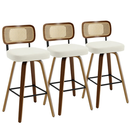 26/29 Swivel Bar Stools/ Counter Stools with Bentwood Legs