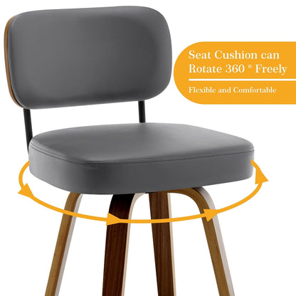 26/29 Swivel Bar Stools/ Counter Stools with Bentwood Legs