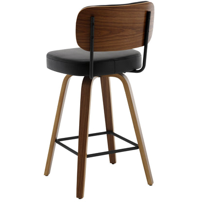 26/29 Swivel Bar Stools/ Counter Stools with Bentwood Legs