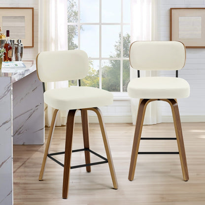 26/29 Swivel Bar Stools/ Counter Stools with Bentwood Legs