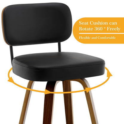 26/29 Swivel Bar Stools/ Counter Stools with Bentwood Legs