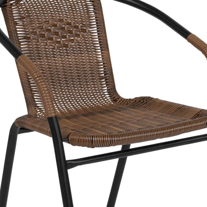 3-piece Outdoor Table/Chair Set - 28.75W x 28.75D x 28H