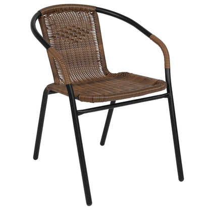 3-piece Outdoor Table/Chair Set - 28.75W x 28.75D x 28H
