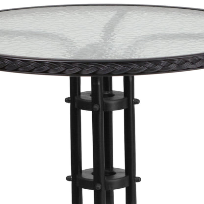 3-piece Outdoor Table/Chair Set - 28.75W x 28.75D x 28H