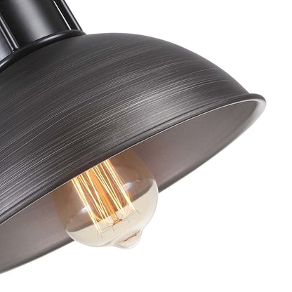 3-Light Farmhouse Retro Metal Linear Dome Pendant Light/Kitchen Island Lights