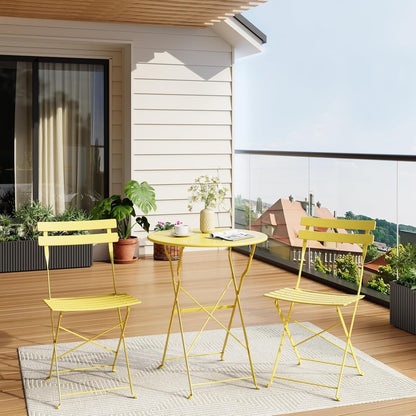 3 Pieces Patio Bistro Sets