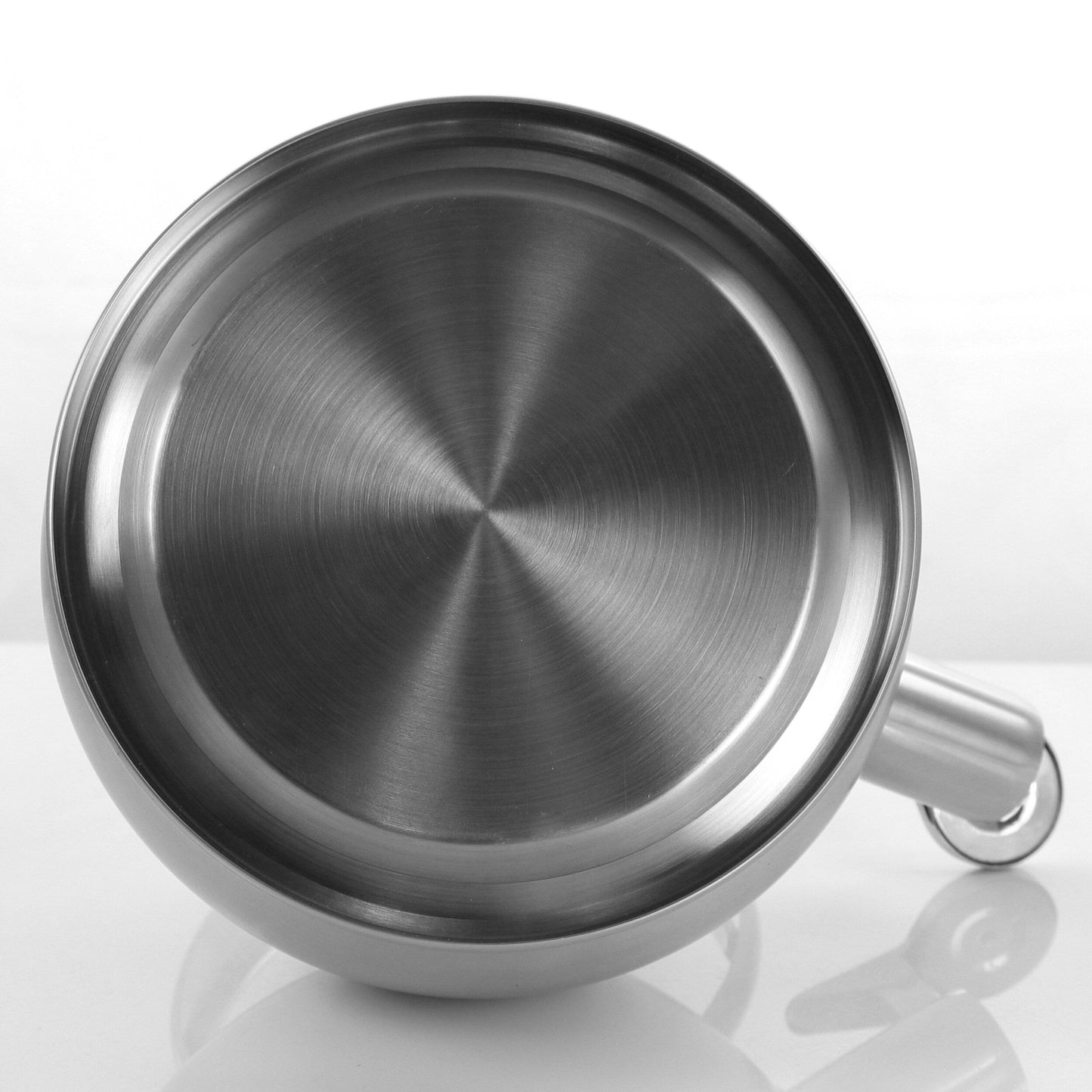 3 Quart Round Stovetop Whistling Kettle in Silver