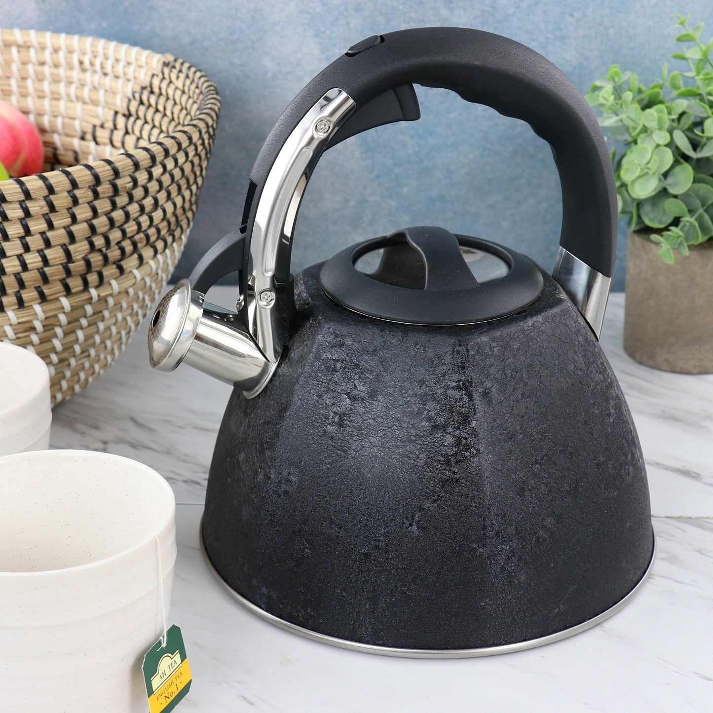 3 Quart Stainless Steel Whistling Tea Kettle