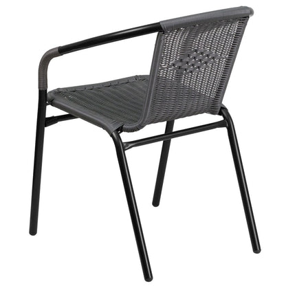 3-piece Outdoor Table/Chair Set - 28.75W x 28.75D x 28H