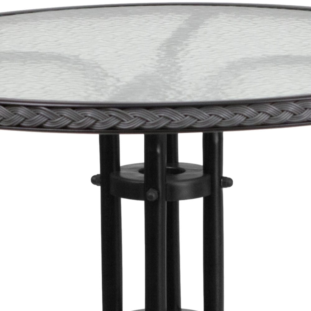 3-piece Outdoor Table/Chair Set - 28.75W x 28.75D x 28H