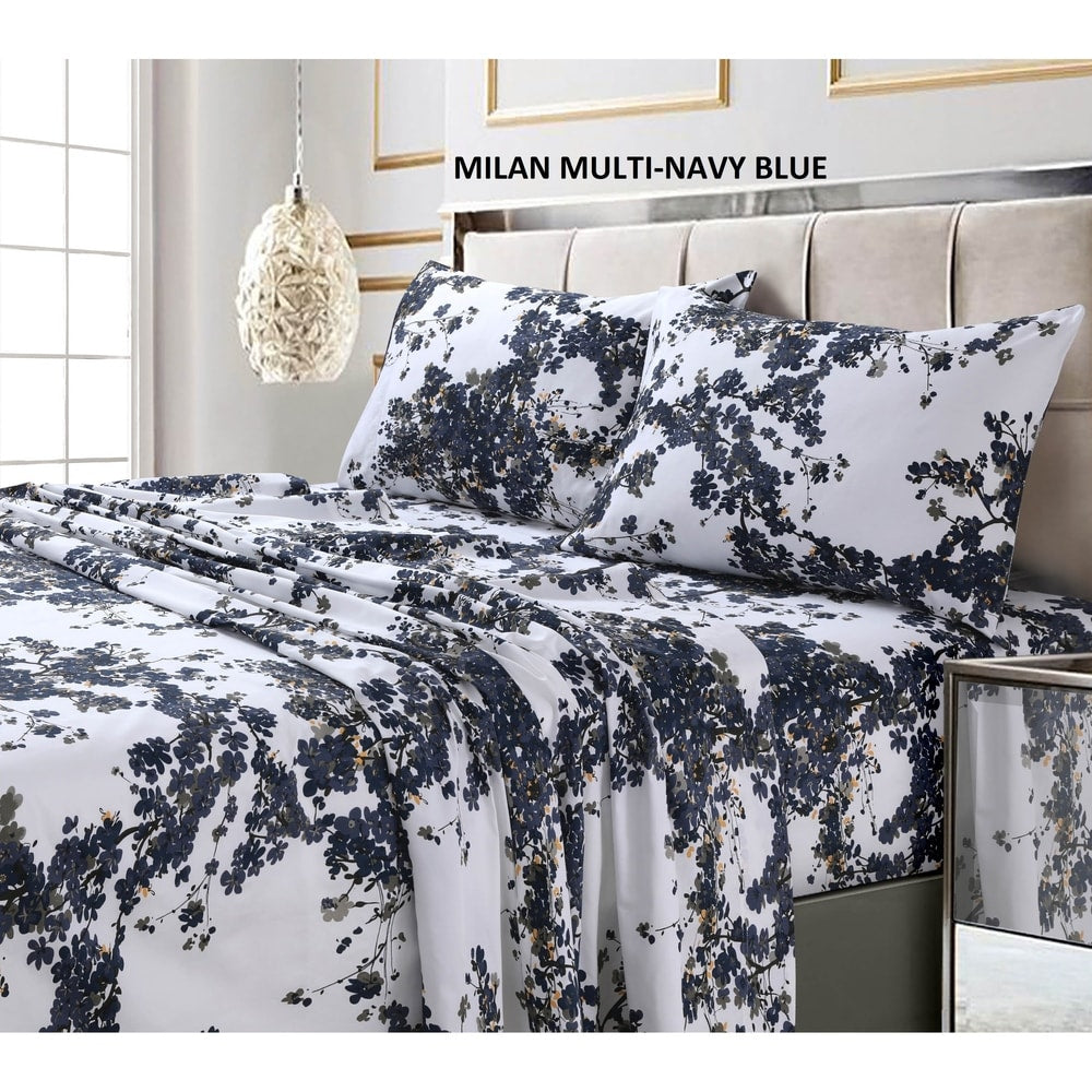 300 Thread Count Cotton Ultra-Soft Printed Pillowcases (Set of 2)