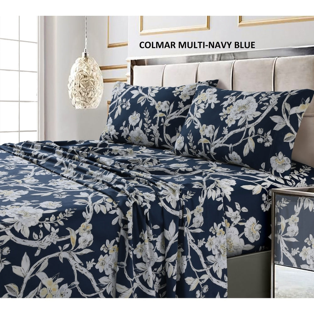 300 Thread Count Cotton Ultra-Soft Printed Pillowcases (Set of 2)