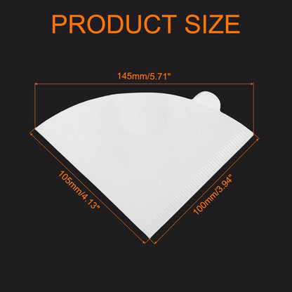 300Pcs Coffee Filters, Disposable Cone Paper Filter Home Office