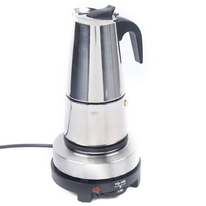300ml Stainless Moka Coffee Maker Pot