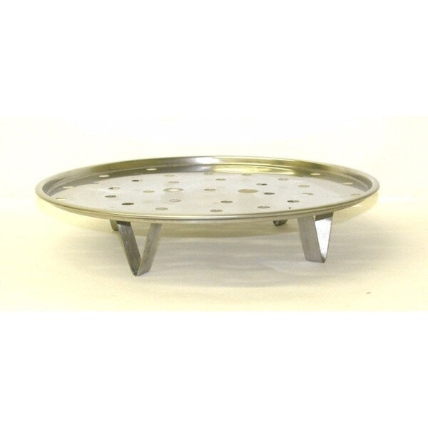 32QT Stainless Steel Stock Pot with Steamer Rack